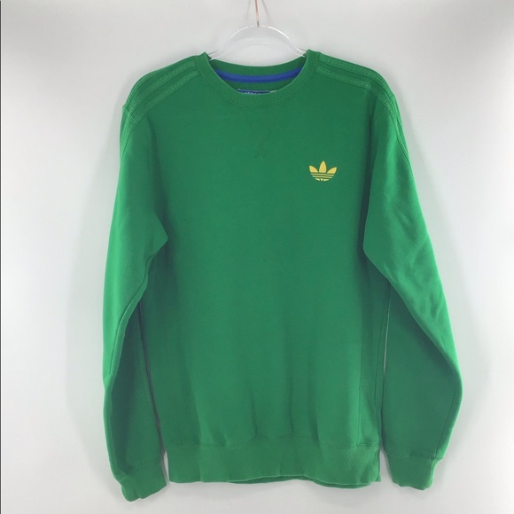 green and yellow adidas hoodie